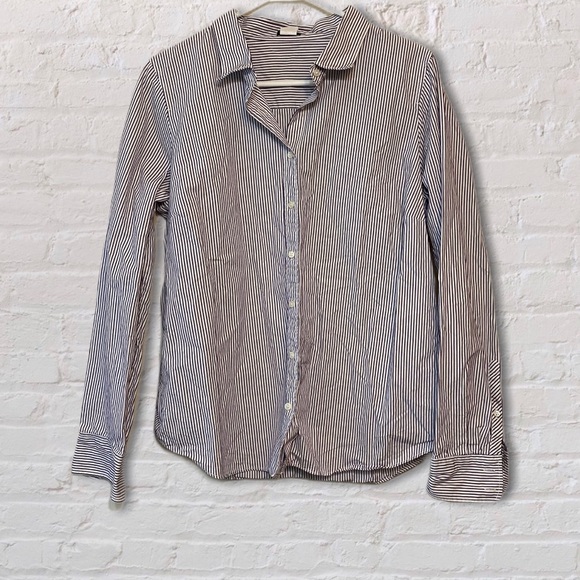 J. Crew Tops - Like New J.Crew striped button down dress shirt XL